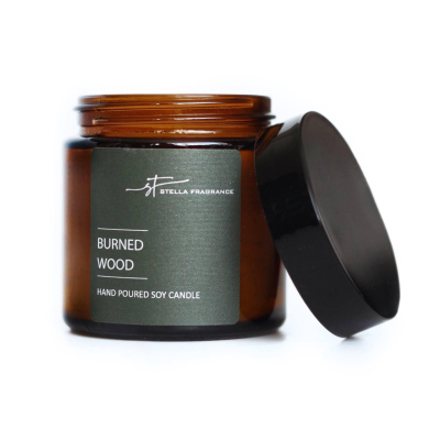 Свеча ароматическая BURNED WOOD 90 г, SF0903