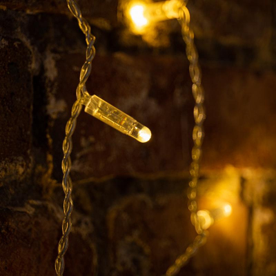 Гирлянда светодиодная Дождь 192 LED 2х1,5м, свечение, ТЕПЛО-БЕЛЫЙ 235-306-6