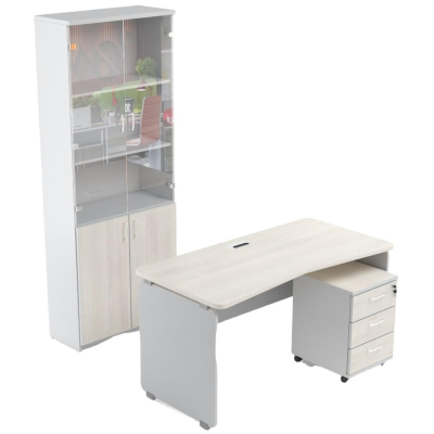 Стол письменный Easy Contour 1200х700 дуб шамони светлый