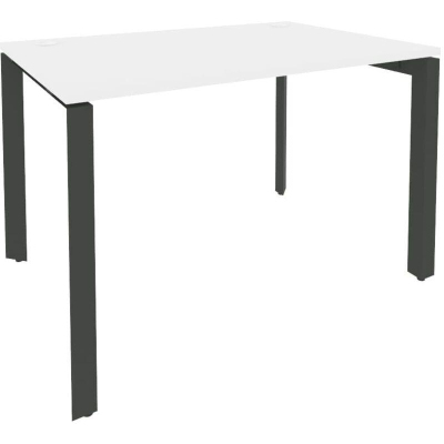 Стол ONIX-П П на металлокаркасе O.MP-SP-2.8 белый бриллиант/антрацит Ш1180