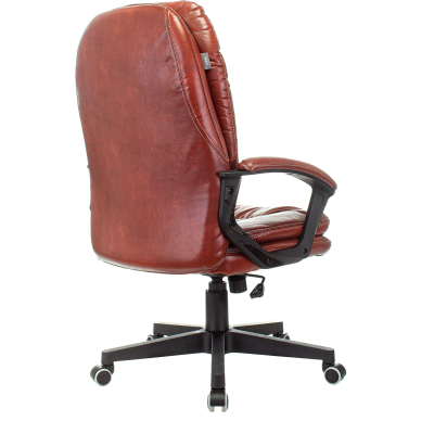 Кресло VB_Бюрократ CH-868N коричневый эко.кожа крестов. пластик