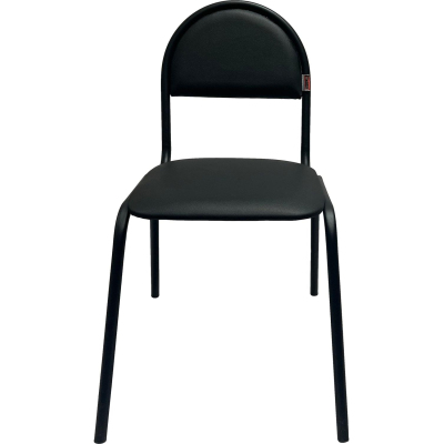 Стул Серна КО_Echair 00С каркас черный, к/з черный 201