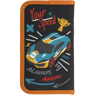 Пенал Комус Класс Your Speed ПКК 03-6, ламинат, софт тач,1отд., 190x110 мм