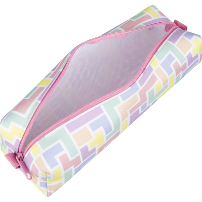 Пенал -косметичка Комус класс Tetris пастель ПМО 31-20,ткань мягк,210х50х60