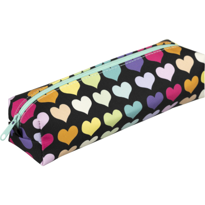 Пенал -косметичка Комус класс Сердечки ПМО 31-20, ткань мягкий, 210х50х60