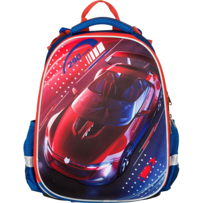 Ранец 3D Car, 2 отд., эргоном. Спинка