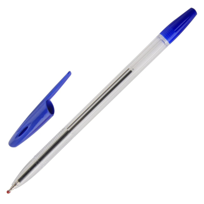 Ручка шариковая неавтомат. Attache Velex X лин0,5мм син прозр