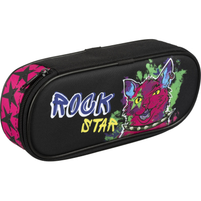 Пенал Комус Класс Rock Star , ткань, 220х90х50 мм, ПМК 37-20