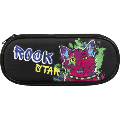 Пенал Комус Класс Rock Star , ткань, 220х90х50 мм, ПМК 37-20