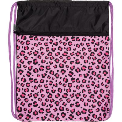 Мешок для обуви Комус Класс LEO Сереневый , 360х470 мм, карман, МО-26-2