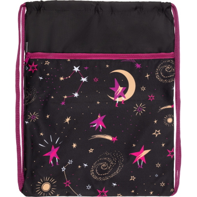 Мешок для обуви Комус Класс Звездное небо , 360х470 мм, карман, МО-26-2