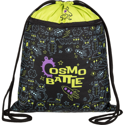 Мешок для обуви Комус Класс Cosmo Battle, 360х470 мм, карман, МО-26-2