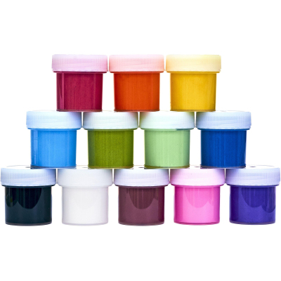 Гуашь Комус Класс Максики 12 цв/наб по 20 мл, картонная коробка