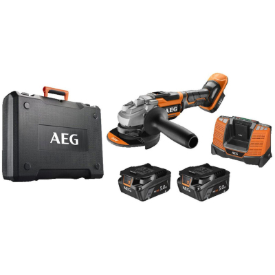 Шлифмашина угловая акк бесщеточная AEG BEWS18-125BLLI-502C 4935464417