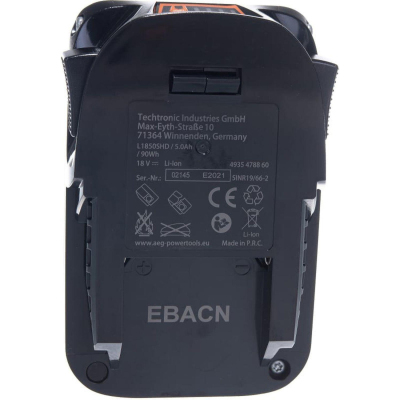 Аккумулятор AEG L1850SHD 4935478860