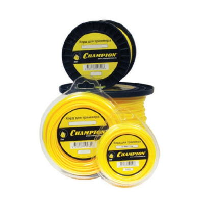 Леска для триммера Star 3,0 мм 60 м звезда CHAMPION C5033