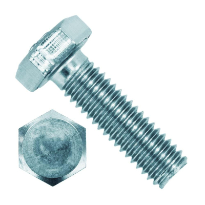 Болты DIN933 ПАРТНЕР 6х50 8,8 ZN ш.г. полн.рез. (25кг/уп) (C 00015502)