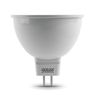 Лампа светодиодная Gauss Elem. MR16 3.5W 300lm 4100K GU5.3 LED 10 шт/уп