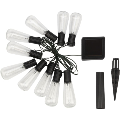 Светильник садовый Каскад Lamper Капсула Времени LED3.8м солн.аккум,602-238