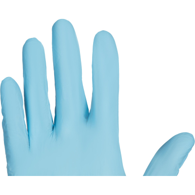 Перчатки нитрил,н/с, н/о текс.на пал.SFM (XS) голуб. 100пар/уп