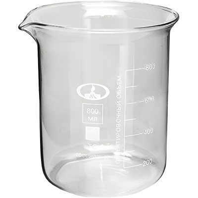 Стакан Н-1-800 с делением, 6 шт/уп, 10003839