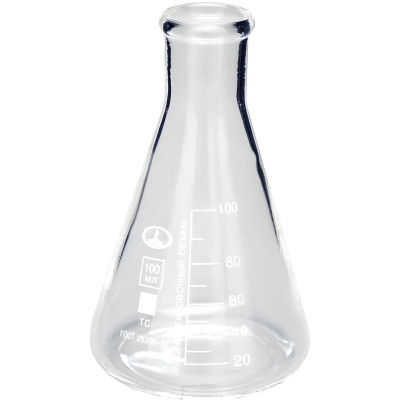 Колба коническая Кн-2-100-22 с делен. 10000830, 12шт/уп
