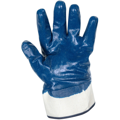 Перчатки защитные частичное нитриловое покрытие крага SCAFFA NBR4515 р.9