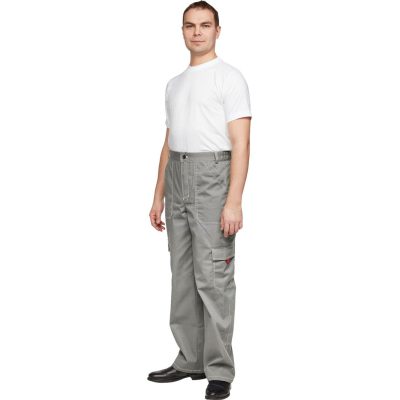 Костюм рабочий летний муж л10-КБР сер/с-сер 64-66 182-188 (Базис)