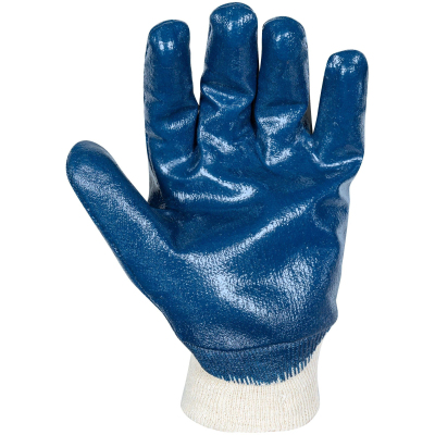 Перчатки защитные частичное нитриловое покрытие резинка SCAFFA NBR1515 р.10