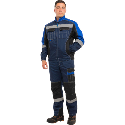 Костюм рабочий летний муж.Формула СОП ФП2 (КПК) син./вас. (р.44-46) 182-188