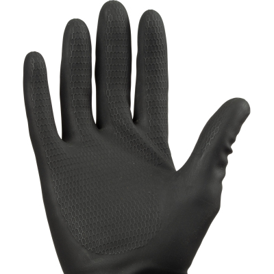 Перчатки защитные латекс,черный Manipula КЩС-1 (L-U-03/CG-942) р.9