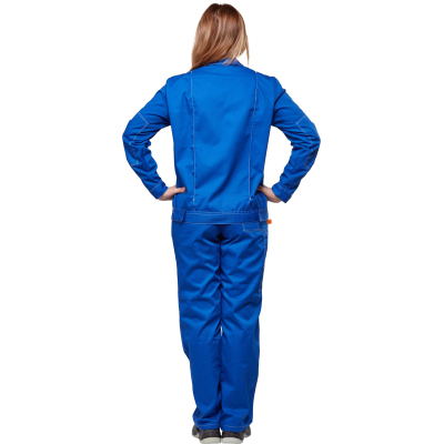 Костюм рабочий летний л10-КБР жен вас/сер/оранж 52-54 158-164 (серия л)