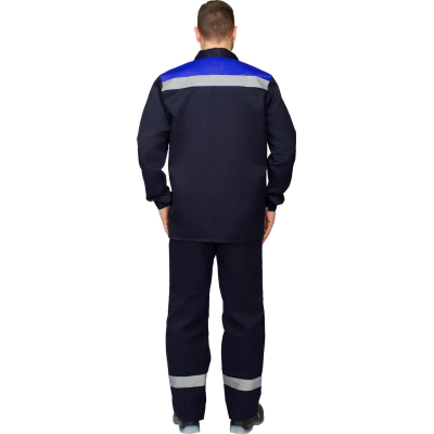 Костюм рабочий летний муж. л16-КБР с СОП син/вас (р.60-62) 194-200