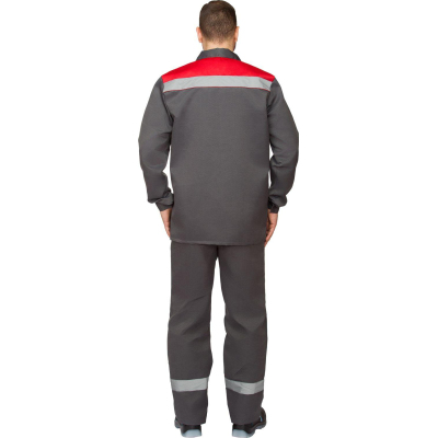 Костюм рабочий летний муж. л16-КБР с СОП сер/оранж (р.60-62) 170-176