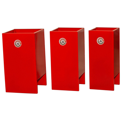 Подставка под огнетушитель прямоугольная П-10 (170х170х400) сварная