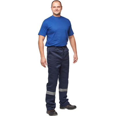 Брюки муж. л16 с СОП син/вас (р.44-46) 170-176