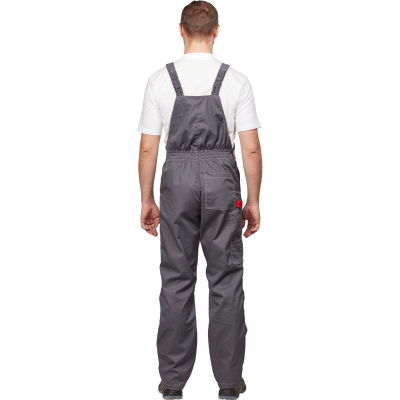 Полукомбинезон рабочий летний муж л10-ПК т-сер/сер 48-50/170-176(серия л)