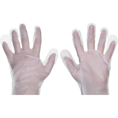 Перчатки одноразовые DELTAGRIP TPE цвет прозрачный 200шт/уп р.L ПС