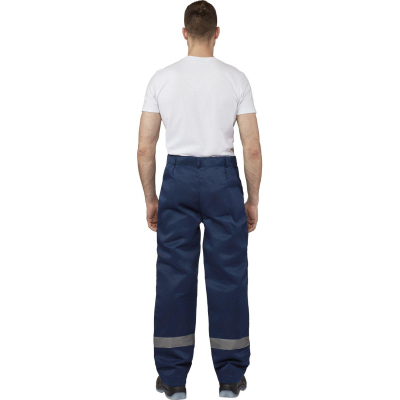 Брюки муж. л16 с СОП син/вас (р.56-58) 158-164