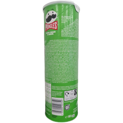 Чипсы Pringles картофельные сметана и лук, 165г