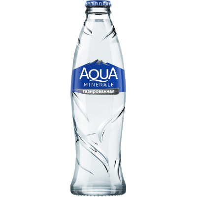 Вода питьевая Аква Минерале Газ 0.26л НВБ 12шт/уп
