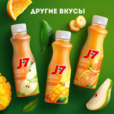 Сок J7 Мультифр Мяк, 0,3л, 6шт/уп