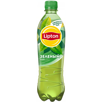 Чай холодный Lipton зеленый, ПЭТ, 0,5л, 12шт/уп