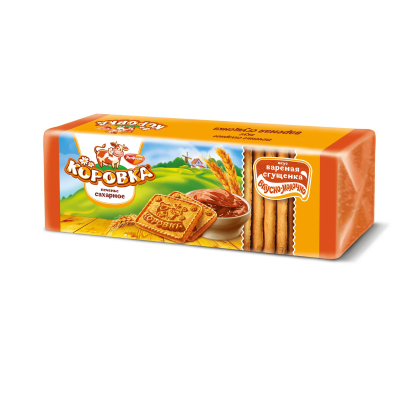 Печенье Коровка сахарное с вареной сгущенкой, 280г