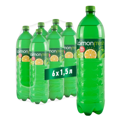 Напиток Laimon Fresh макс, среднегазированный, ПЭТ, 1,5, л 6 шт/уп