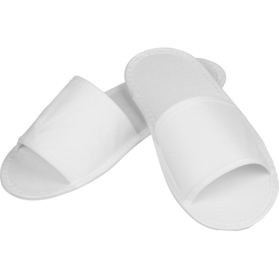 Тапочки одноразовые спанбонд, отк.мыс, Эва 3мм, 100пар/уп