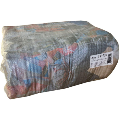 Ветошь цветной лоскут упаковка 10кг./уп