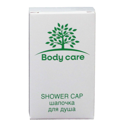 Шапочка для душа Luscan Body care картон, 250шт/уп