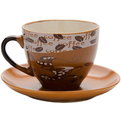 Сервиз чайный 13пр/наб 220мл, керамика на подставке LR , 23540