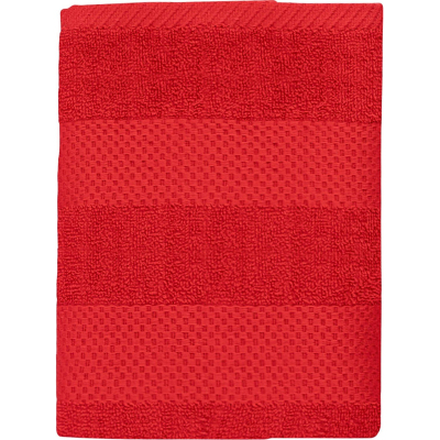 Полотенце махровое гл/кр Конфетти 50х90 красный